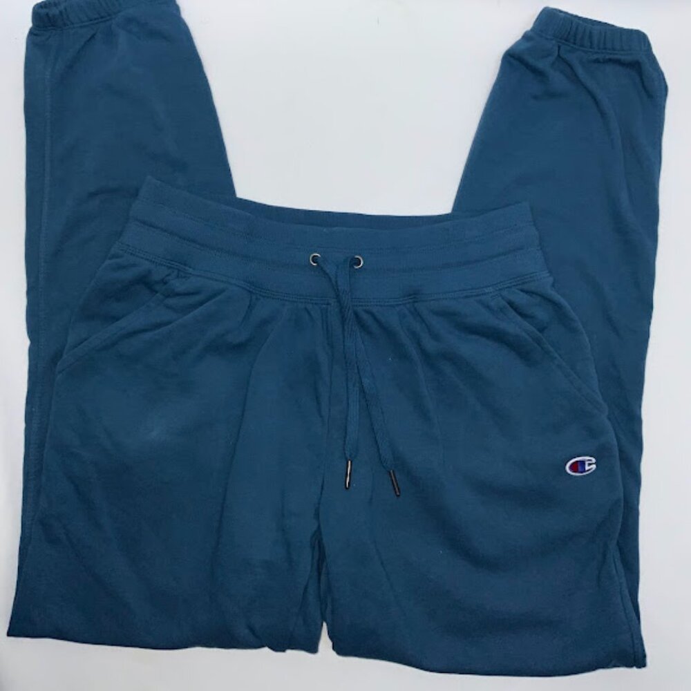 Champion Men's Small Dark Blue Classic Fleece Jogger Sweatpants